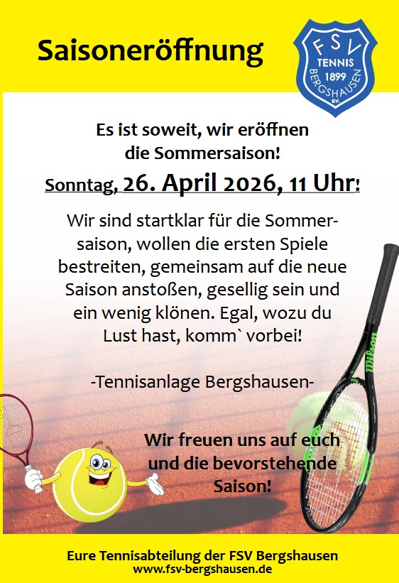 Tennis Saisoneröffnung
